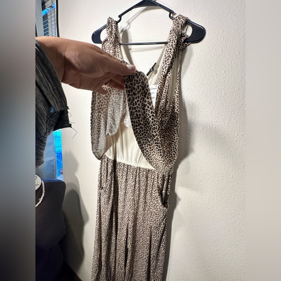 Nordstrom cheetah print jumpsuit crazy soft size xl - Picture 7 of 11